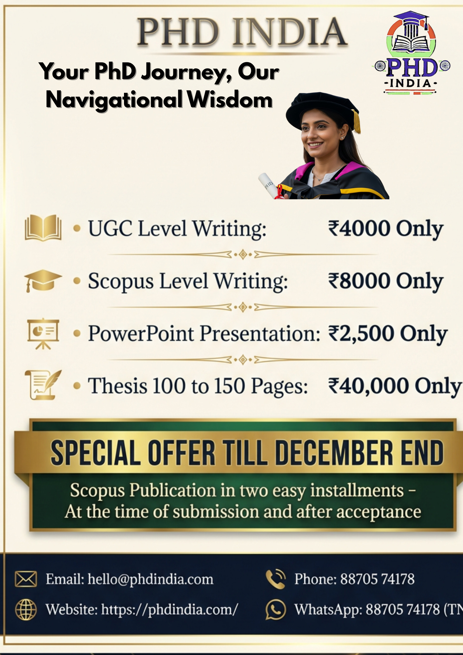 Phd Guidance & Assistance Services