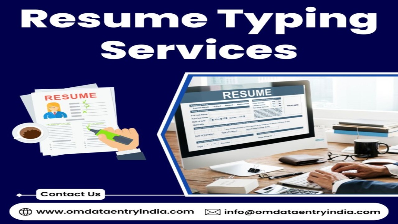 Affordable Resume Typing Services in India