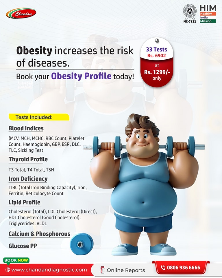 Best Diagnostic Centre in Jaipur for Obesity Profile Testing