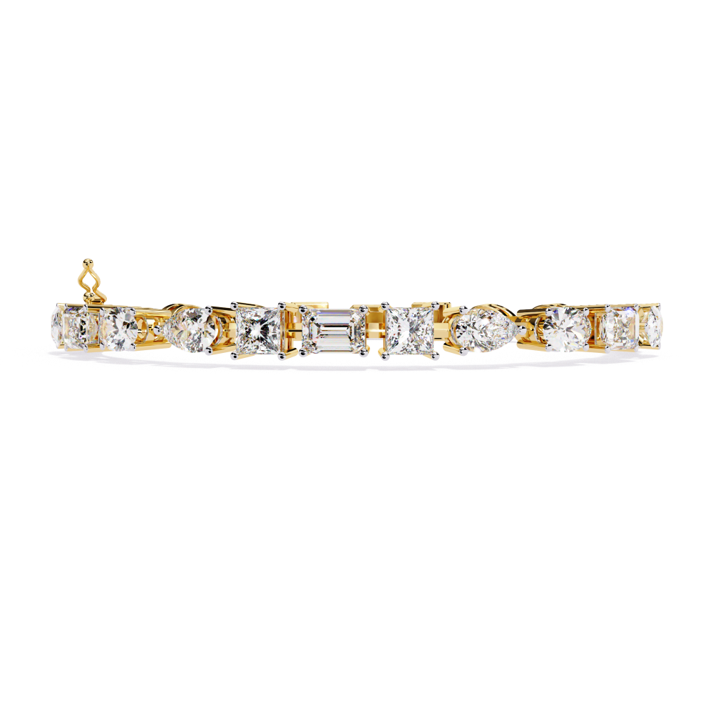 Mixed Cut Diamond Bracelet