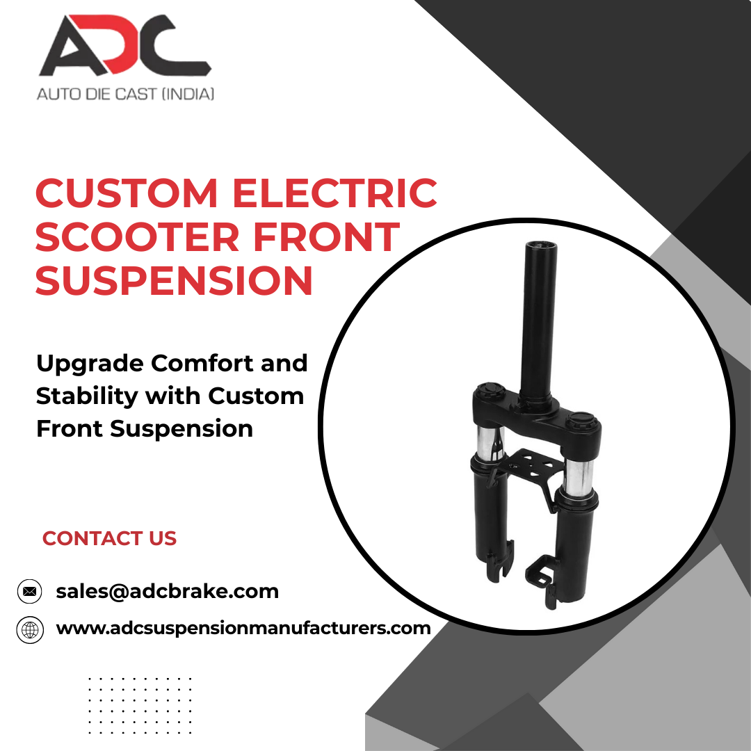 Custom Electric Scooter Front Suspension for Enhanced Comfort and Control