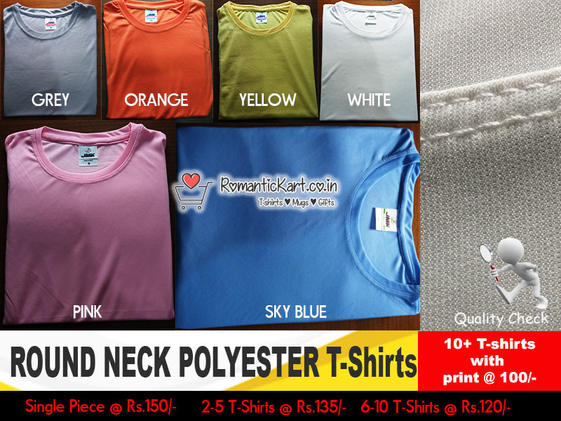 Promotional T-shirts, Mugs, Caps, and Badges available with custom print in Lucknow