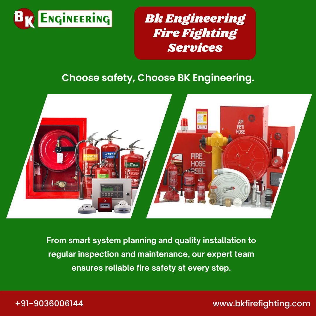 First-class Fire Fighting Services in Hyderabad by BK Engineering
