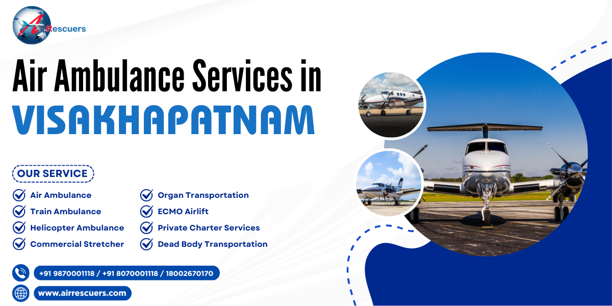 24/7 Air Ambulance Services in Visakhapatnam