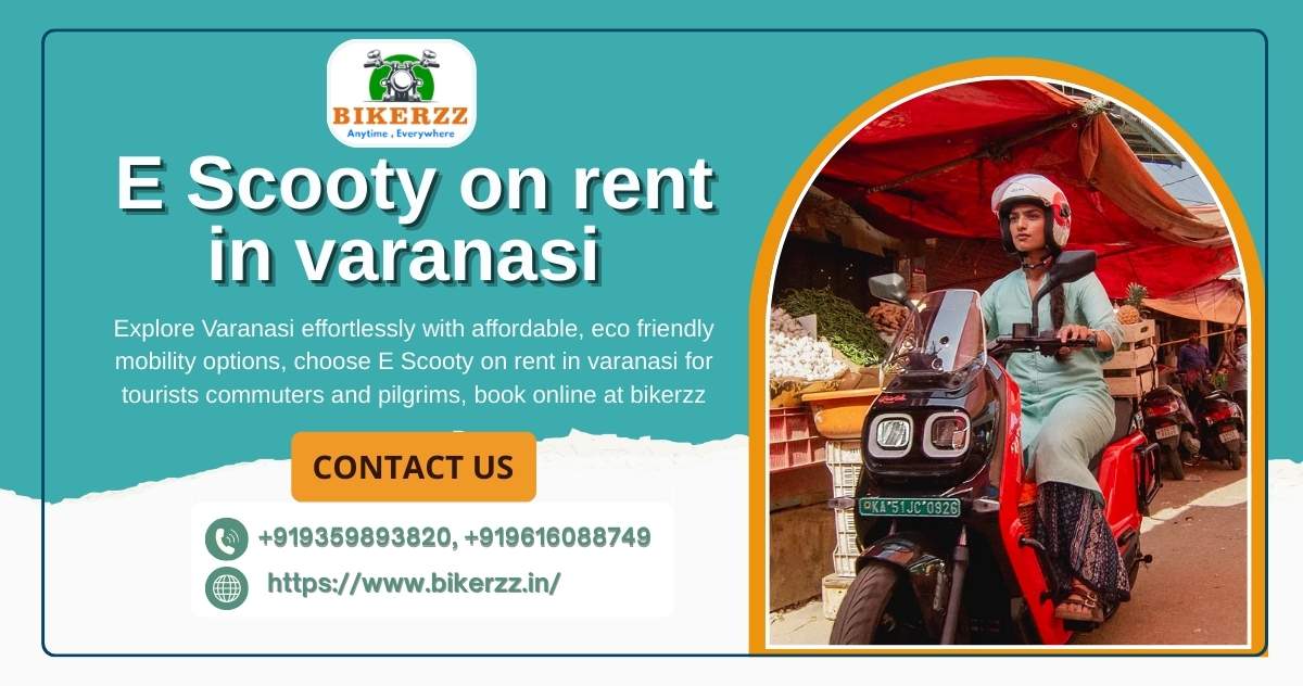 Cheap Rental Of E Scooty on rent in varanasi