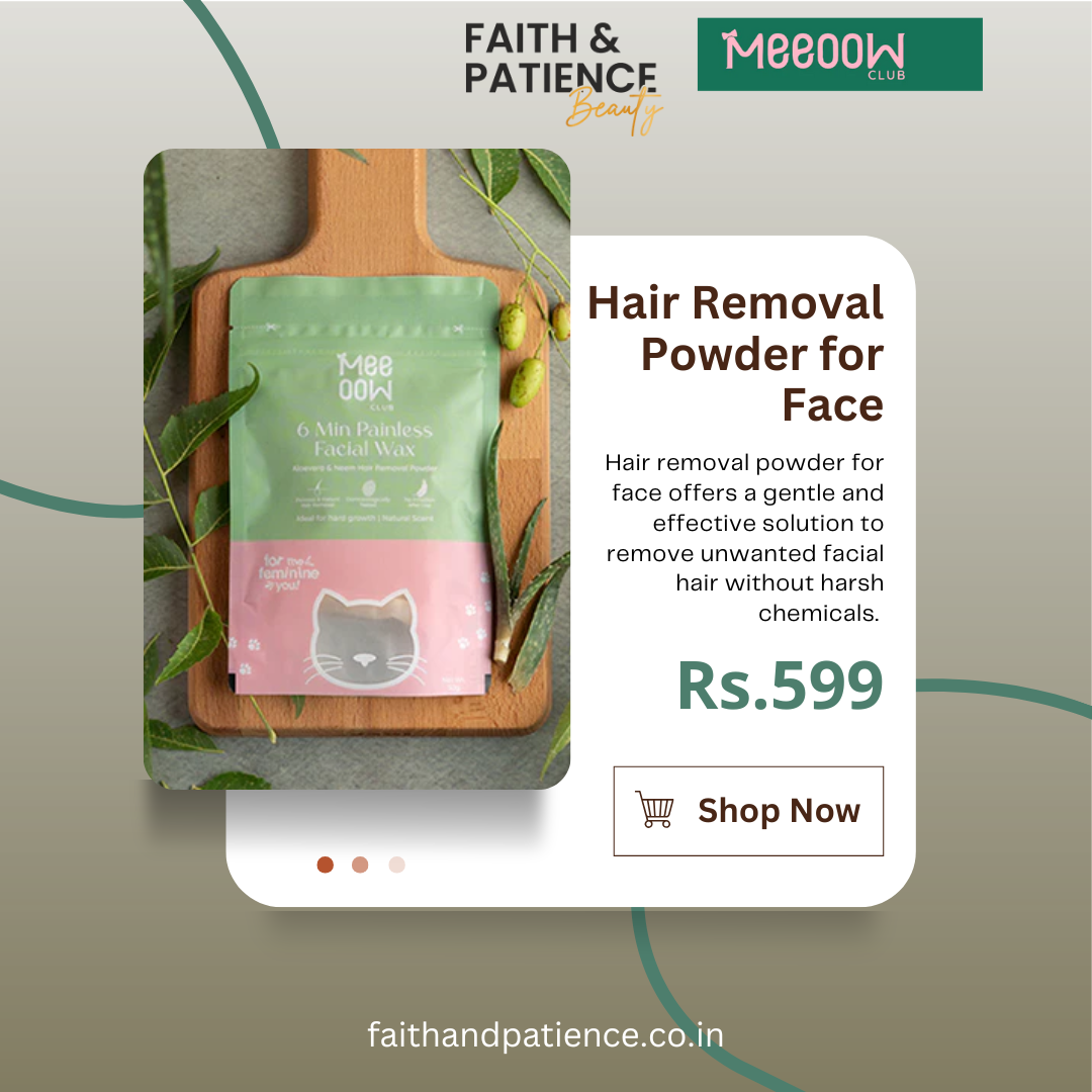 Natural Wax Powder for Face & Body Hair Removal