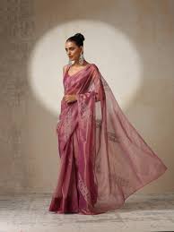 The Elegant Organza Saree for Weddings & Festive Wear