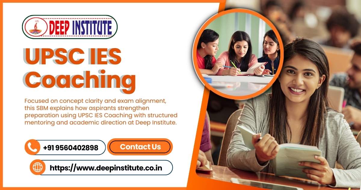 Bridging Theory and Application Using UPSC IES Coaching for IES