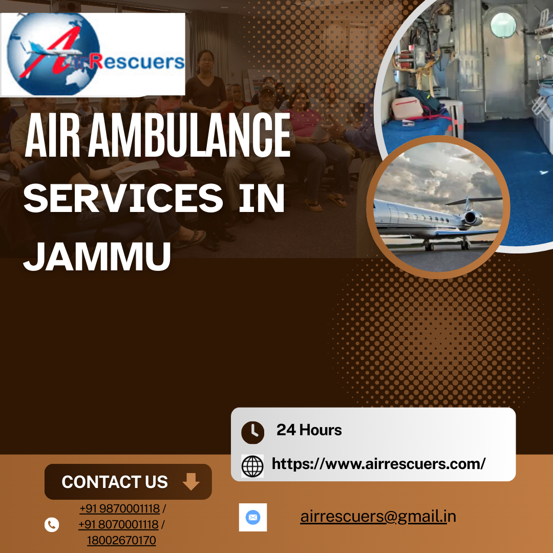 Air Ambulance Services in Jammu for Critical Medical Emergencies