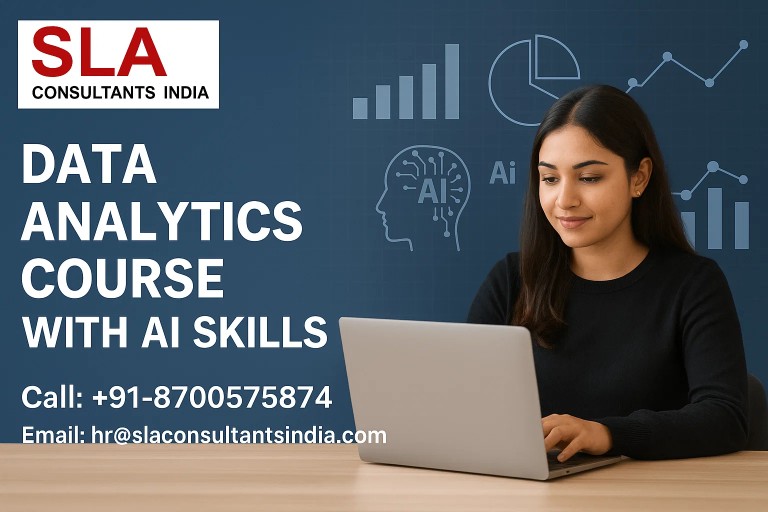Certification with Job Support Course in Data Analyst, Innovate with AI Skills in 2026, by SLA Consultants India, IBM & AWS Certification Support,