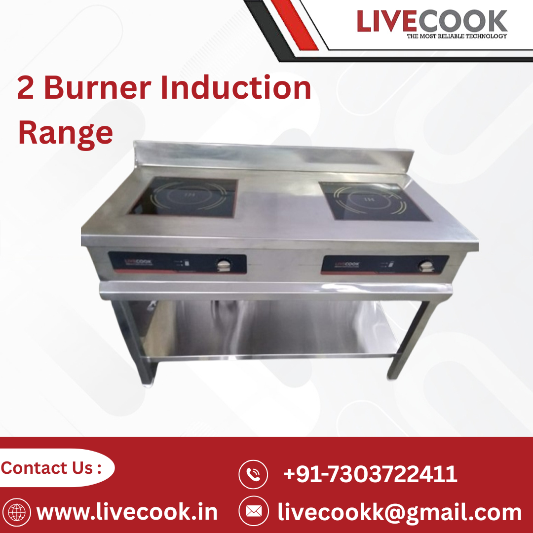 Commercial 2 Burner Induction Range for Professional Kitchens