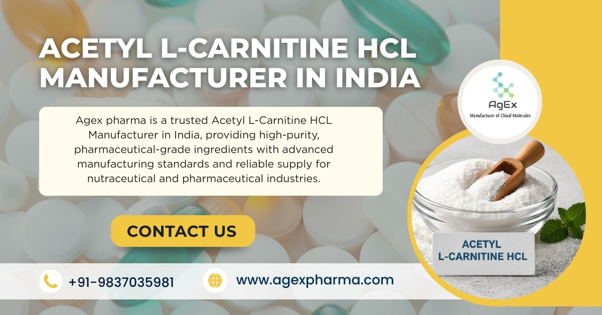 The Real Standard: Acetyl L-Carnitine HCL Manufacturer in India Revealed 2026