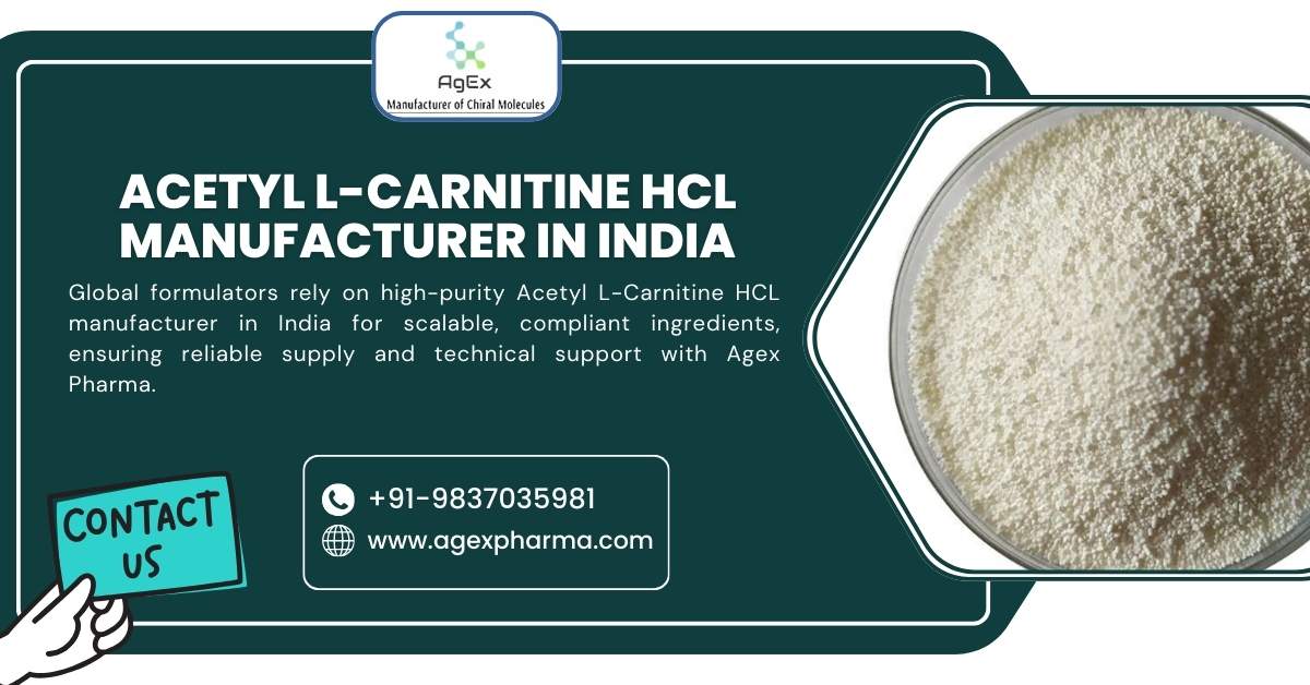 Buy Acetyl L-Carnitine HCL manufacturer in India Bulk Supply