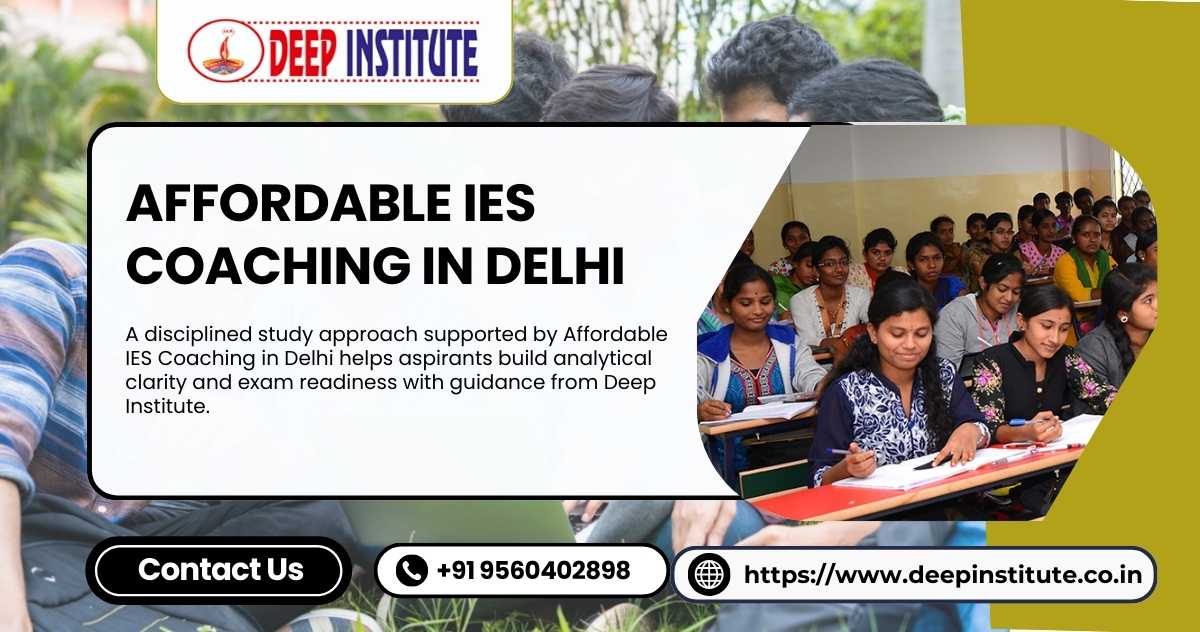 Explore Structured Learning with Affordable IES Coaching in Delhi Support