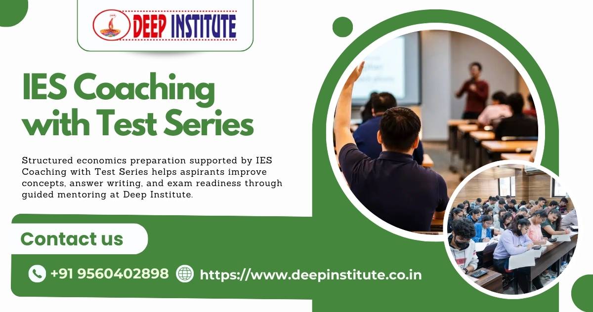 Complete IES Roadmap Using IES Coaching with Test Series 2026