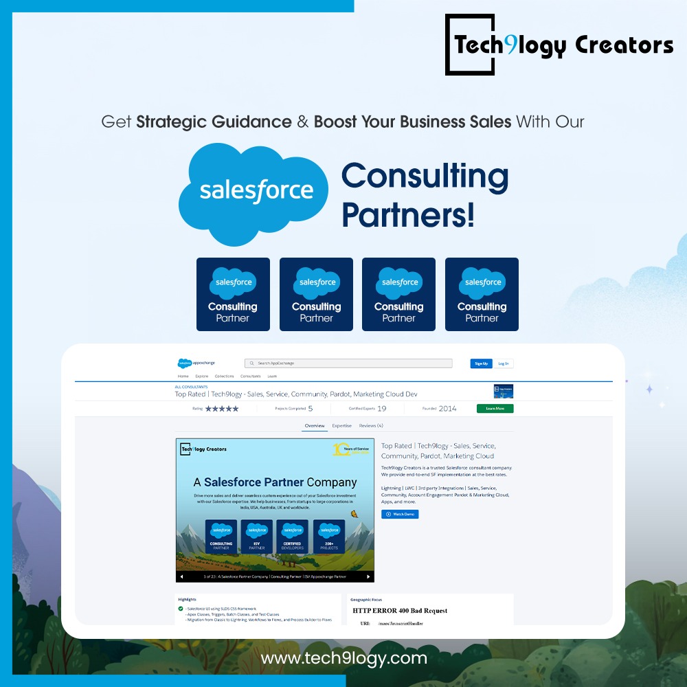Top Salesforce Consulting Company In India| Expert Salesforce Salesforce Consulting Services by Tech Faridabad