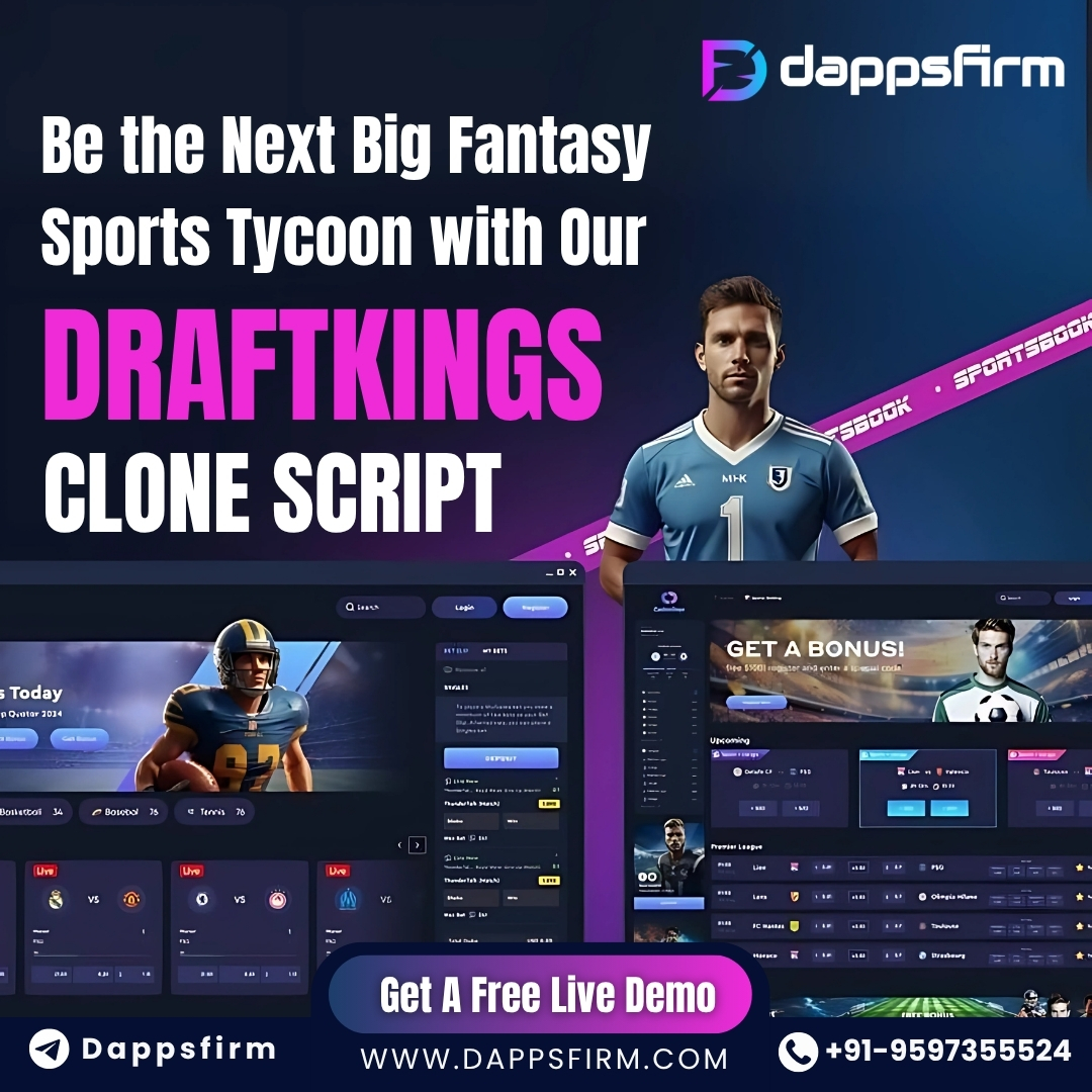 Launch Your Multi-Million Dollar Venture With Our Elite Draftkings Clone Script