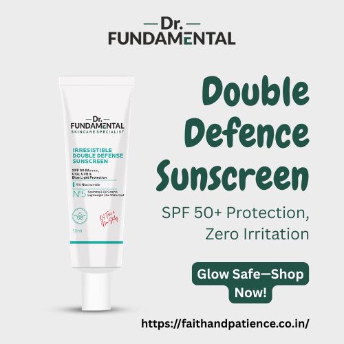 Double Defence Sunscreen: SPF 50+ Glow