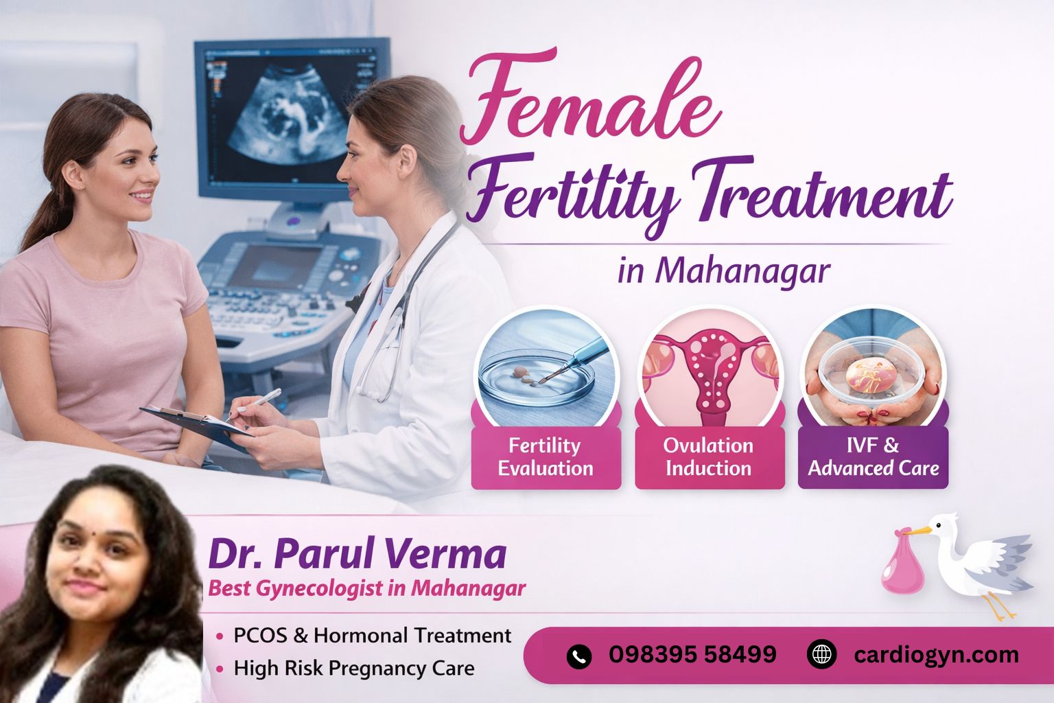 Advanced Female Infertility Treatment in Mahanagar | Dr. Parul Verma
