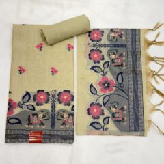 Golden-Jamdani-Cotton-Suit-Set