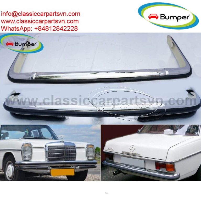 Mercedes W114/W115 coupe bumper with front upper