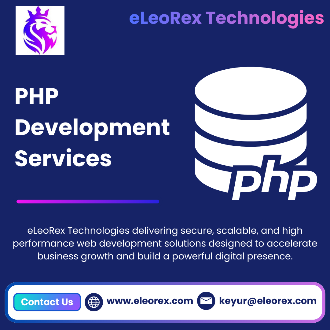 Best PHP Development Services | eLeoRex Technologies