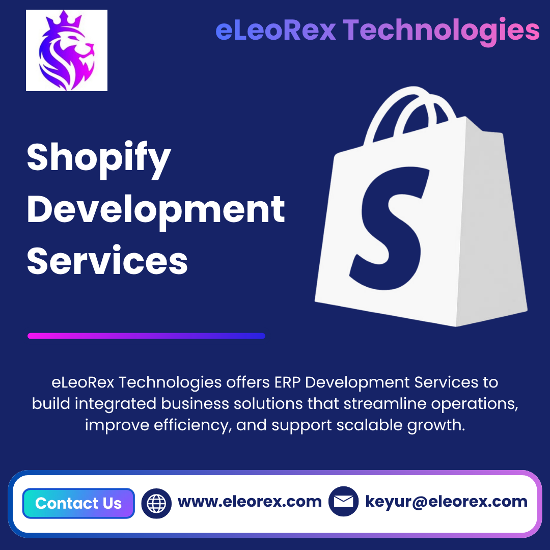 Best Shopify Development Services | eLeoRex Technologies