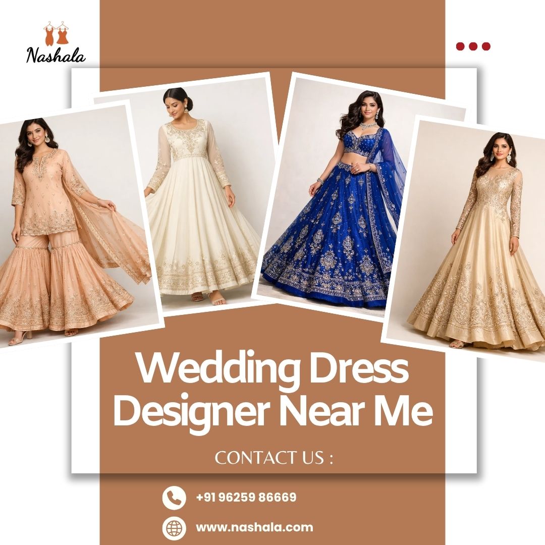 Best Wedding Dress Designer Near Me for Custom Bridal Outfits