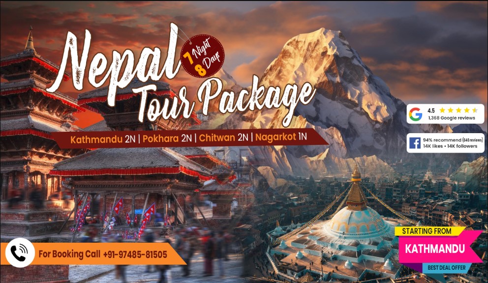 Nepal Package Tour from India – Experience Spirituality, Heritage & Natural Wonders