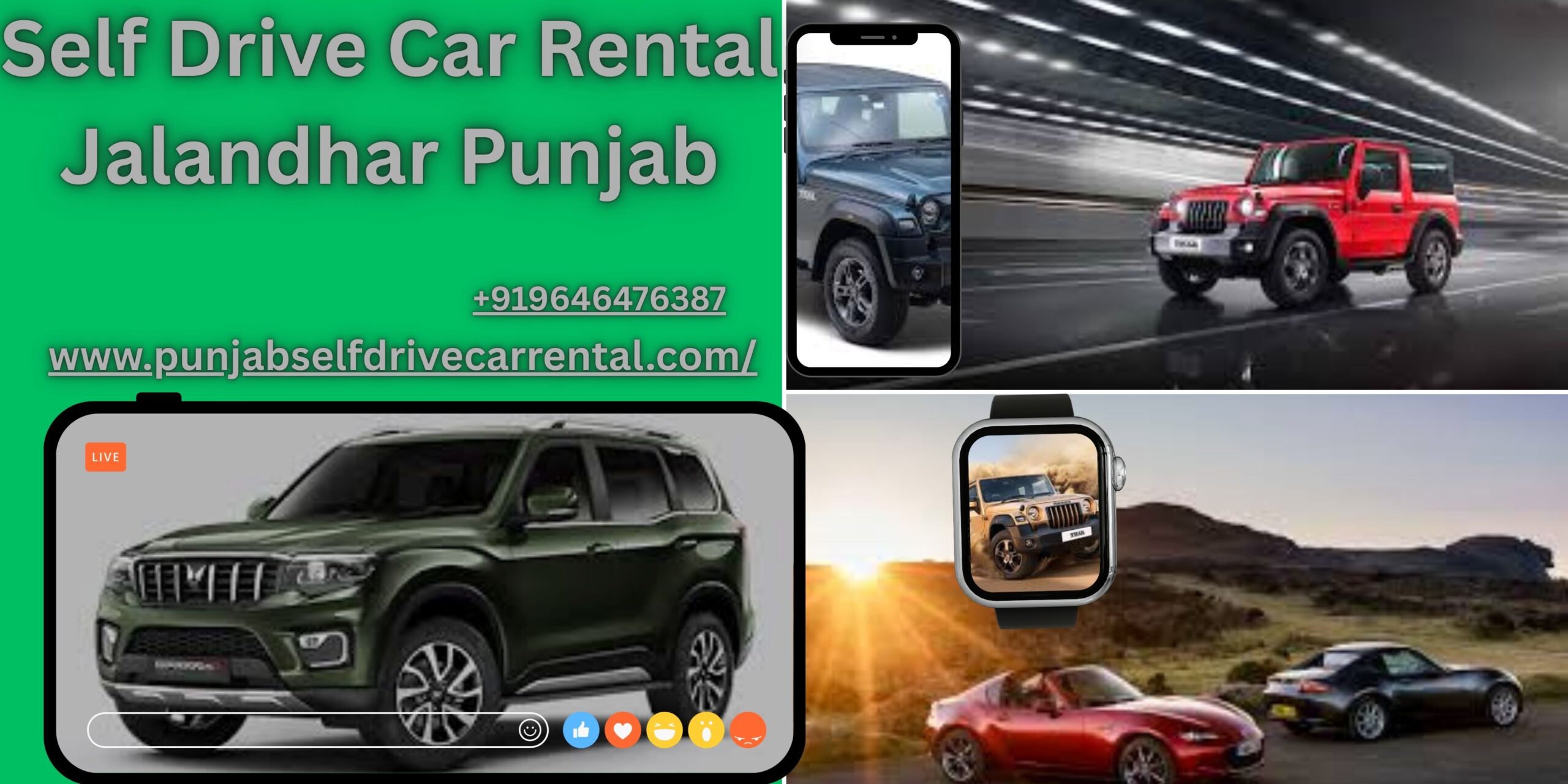 Self Drive Car Rental in Punjab Jalandhar Ludhiana Amritsar