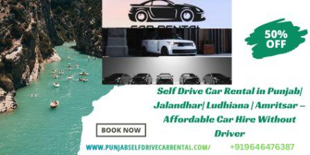 Self Drive Car Rental in Punjab Jalandhar Ludhiana Amritsar