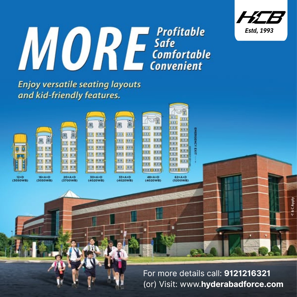 Traveller, School bus, Ambulance, Monobus, Toofan, Staffbus & Traveller Shell