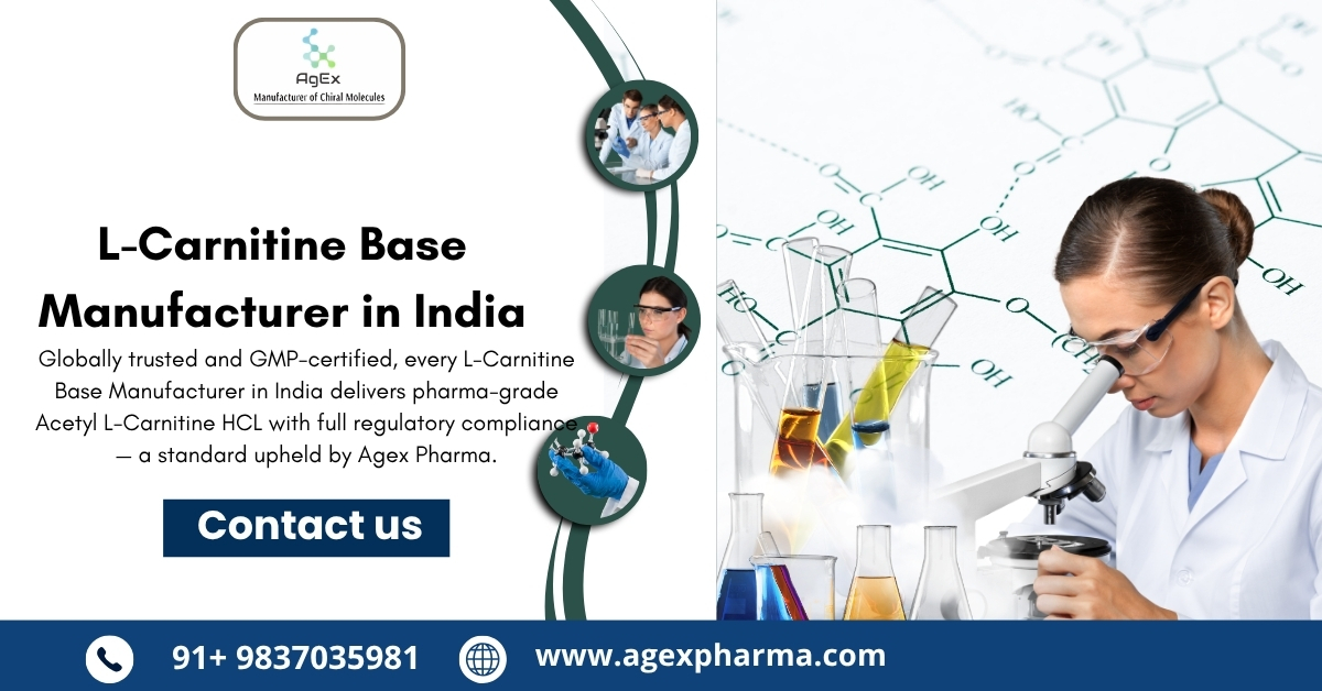 How a Leading L-Carnitine Base Manufacturer in India Drives Growth