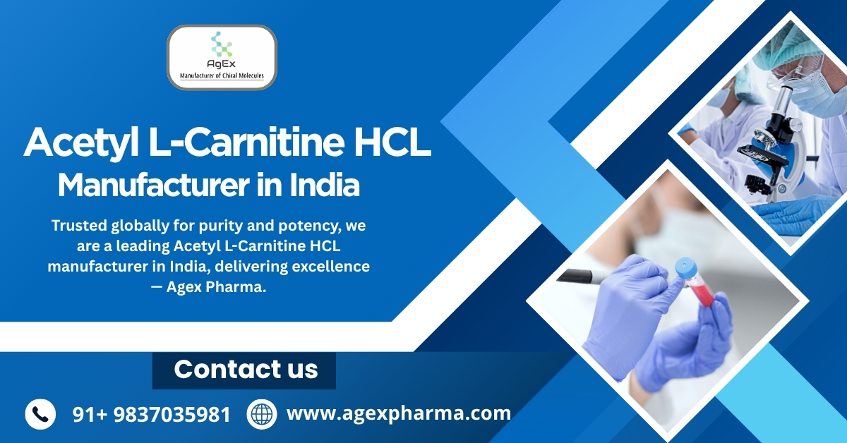Secrets Behind Why Acetyl L-Carnitine HCL Manufacturer in India Leads in 2026