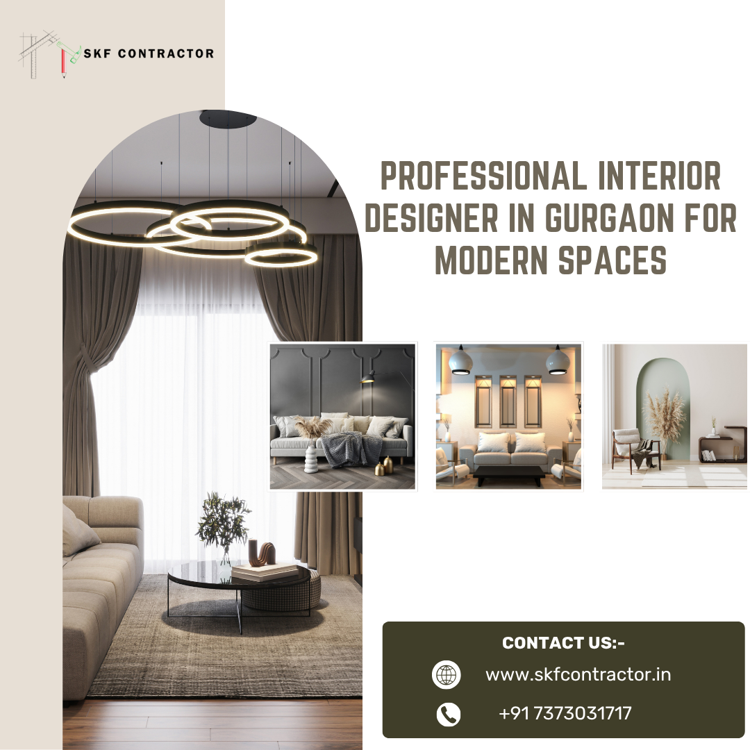 Professional Interior Designer in Gurgaon for Modern Spaces