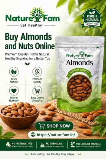 Buy Almond Nuts Online from Naturefam – Fresh, Crunchy & Premium Quality