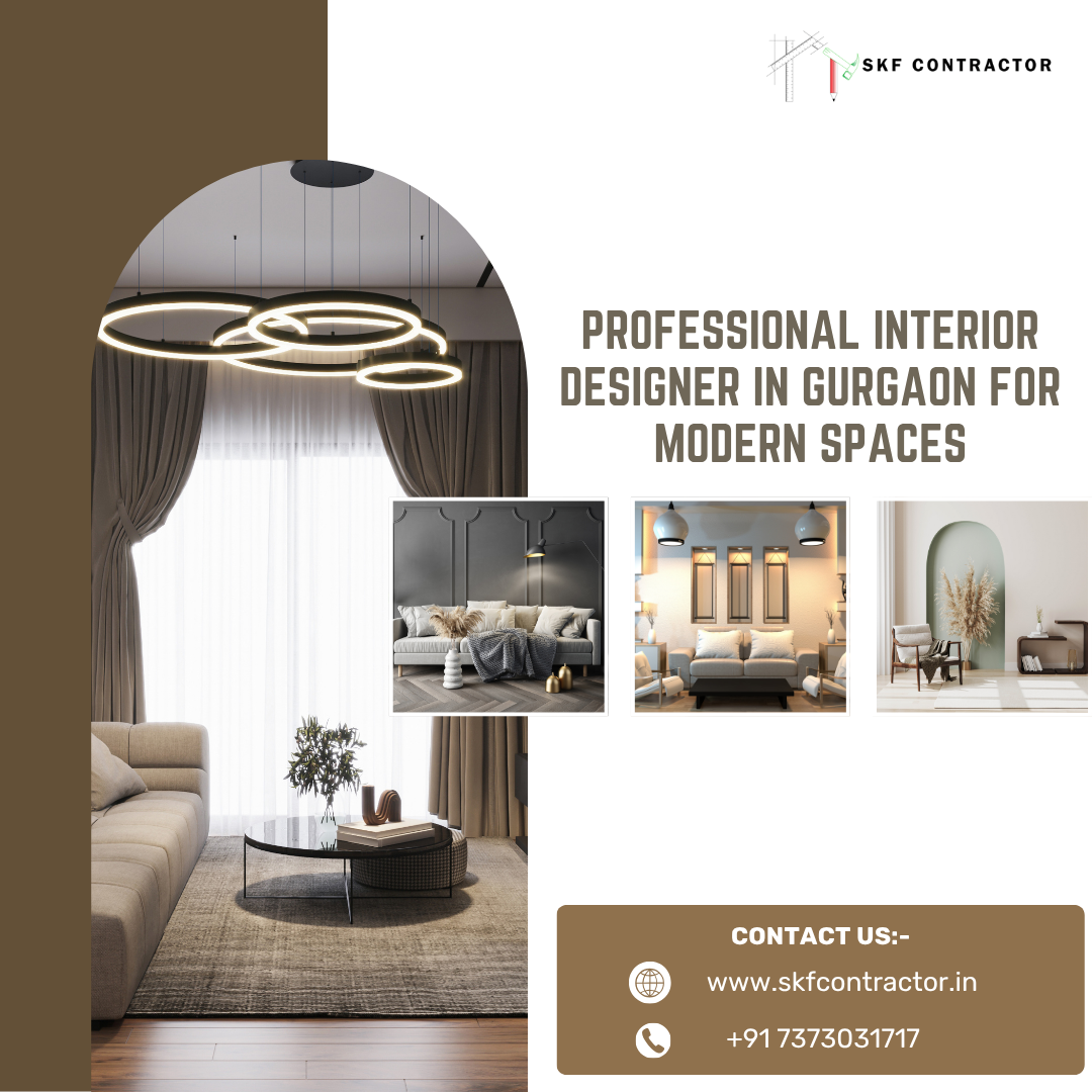 Professional Interior Designer in Gurgaon for Modern Spaces