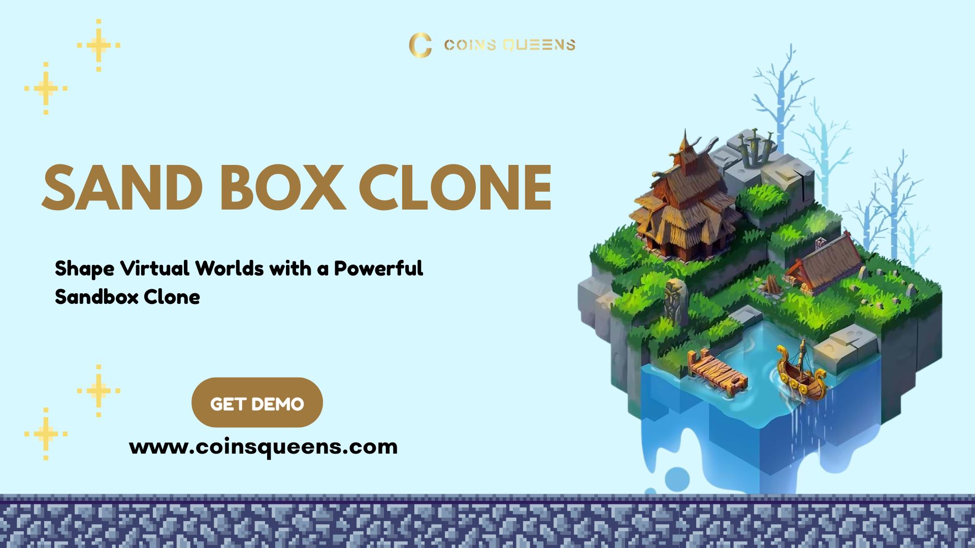 Power Up Your Gaming Business with Sandbox Clone Script | CoinsQueens