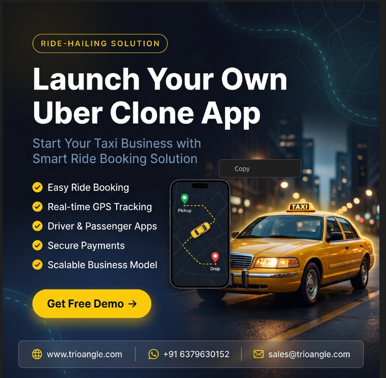 50% Off on Uber Clone – The Smart Move to Launch Your Taxi Business 🚖