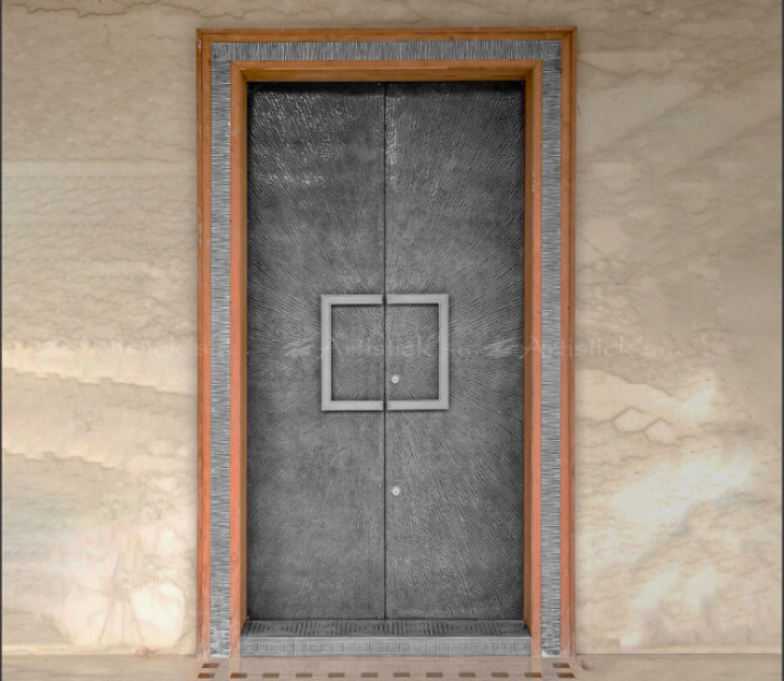 DWARI Brass Main Door Designs – Luxury Entrance Door Embellishments by Artisticks