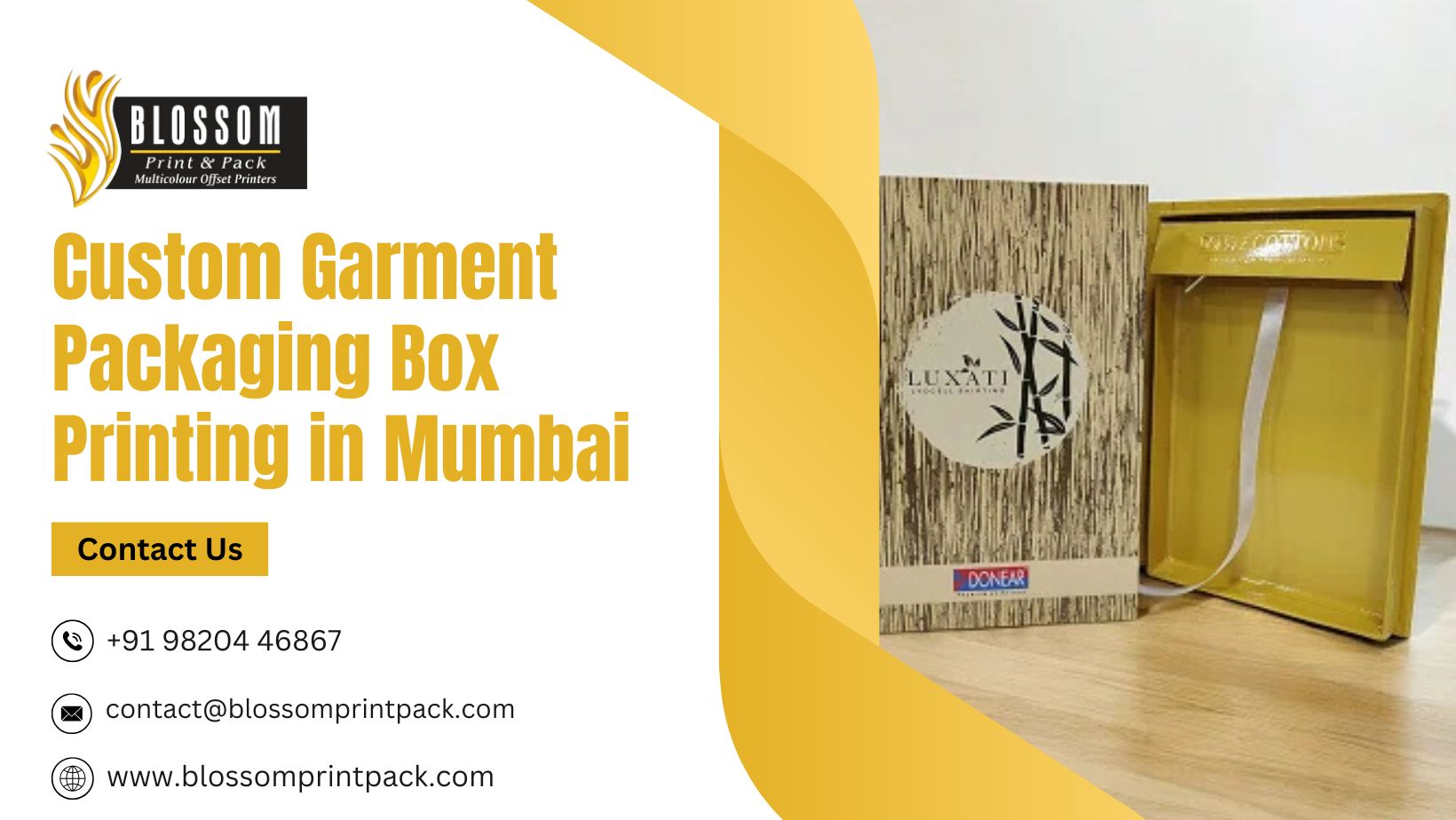 Custom Garment Packaging Box Printing in Mumbai | Premium Packaging Solutions