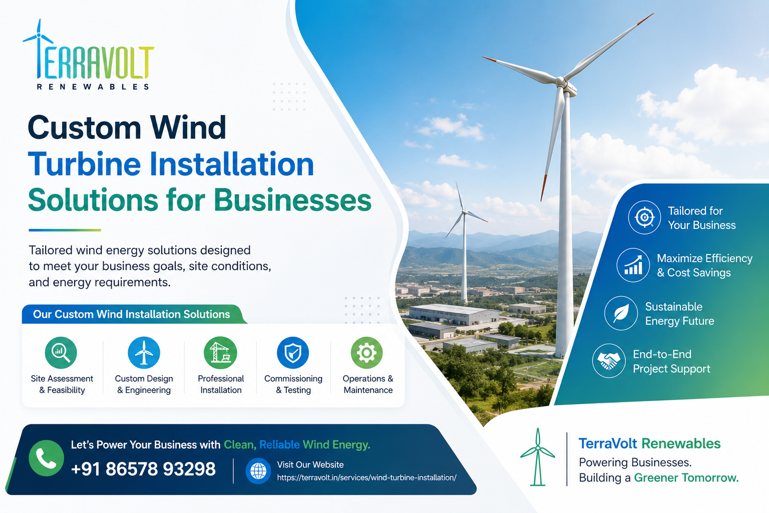 Custom Wind Turbine Installation Solutions for Businesses