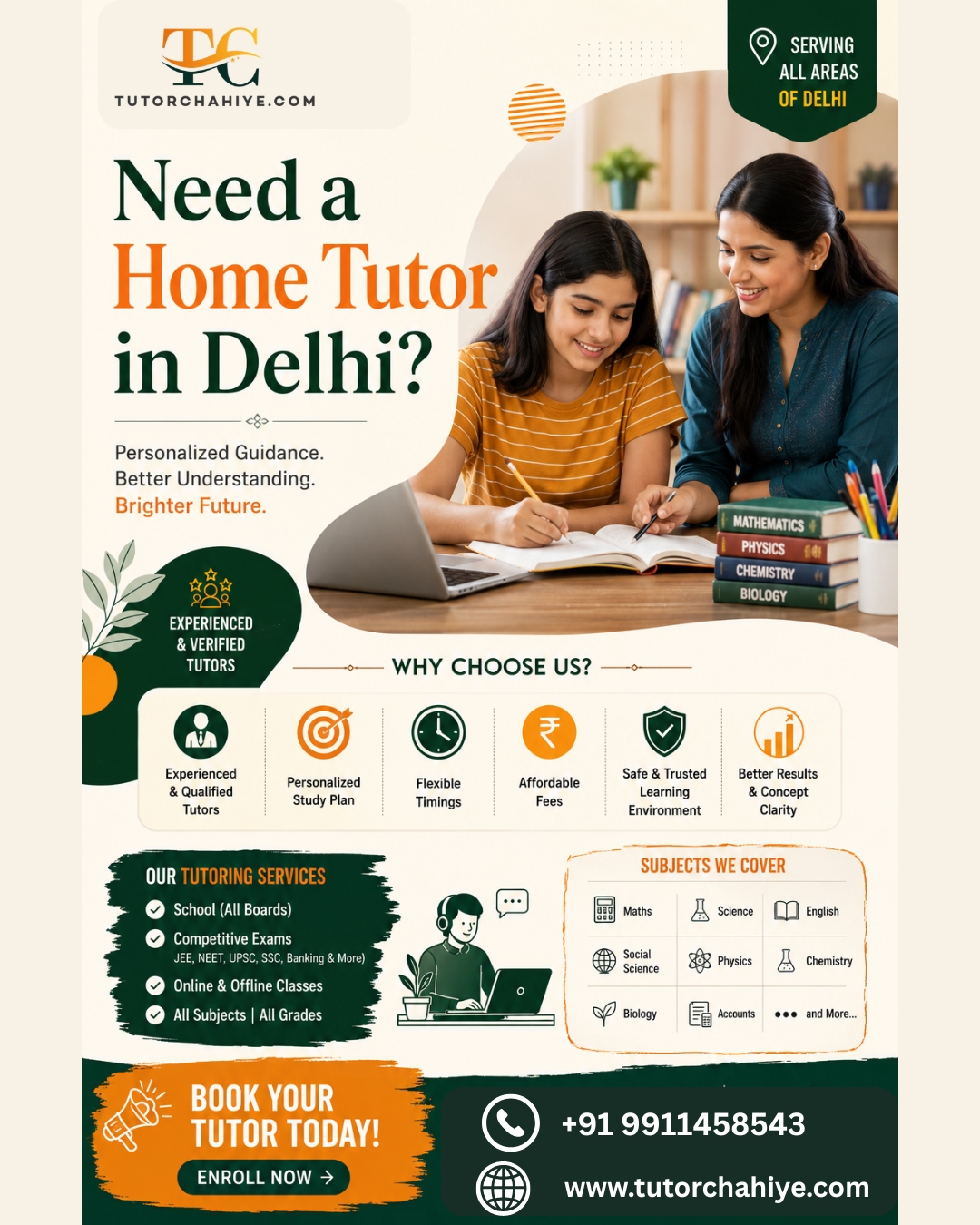 Professional Home Tutor Services in Delhi