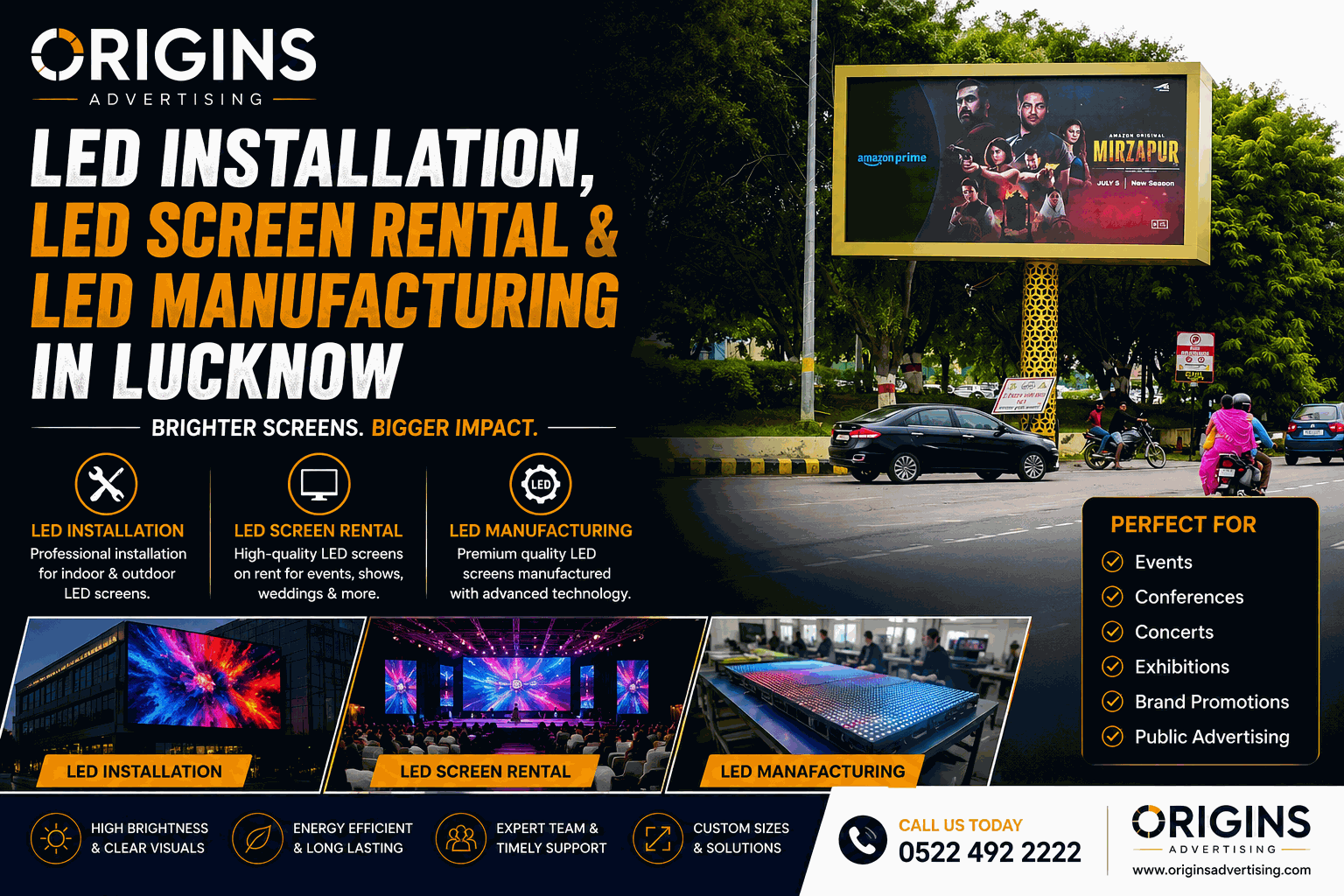LED Installation In Lucknow | LED Screen Rental In Lucknow | LED Manufacturing In Lucknow