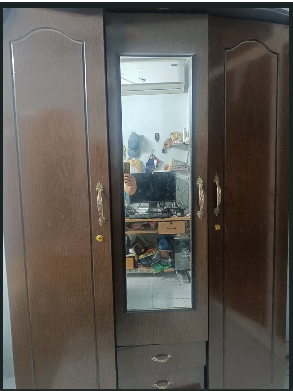 Old Wooden Wardrobe
