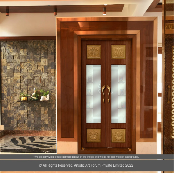 Premium Pooja Door Embellishments & Brass Decorative Panels