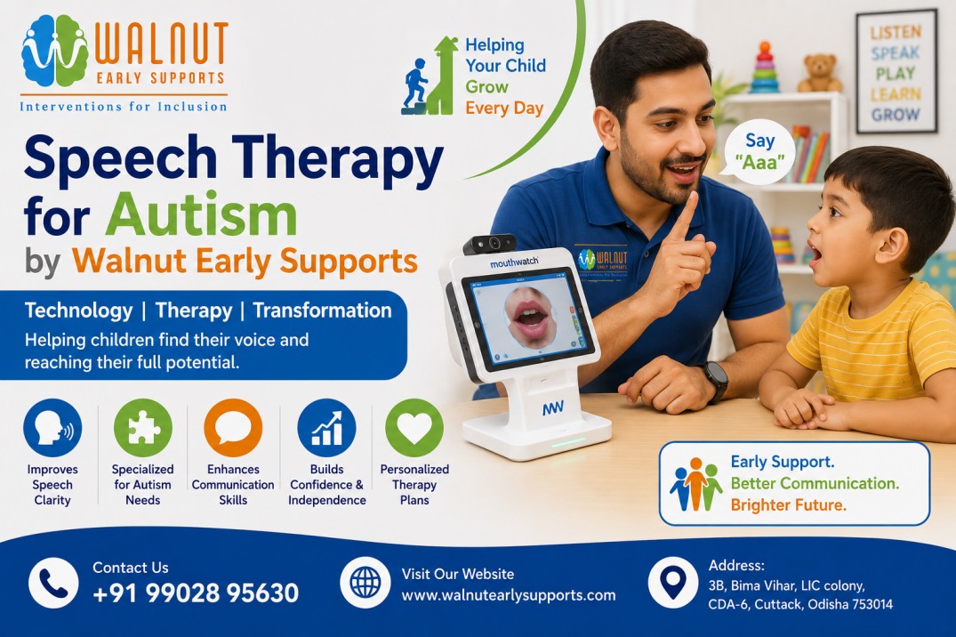 Speech Therapy for Autism by Walnut Early Supports