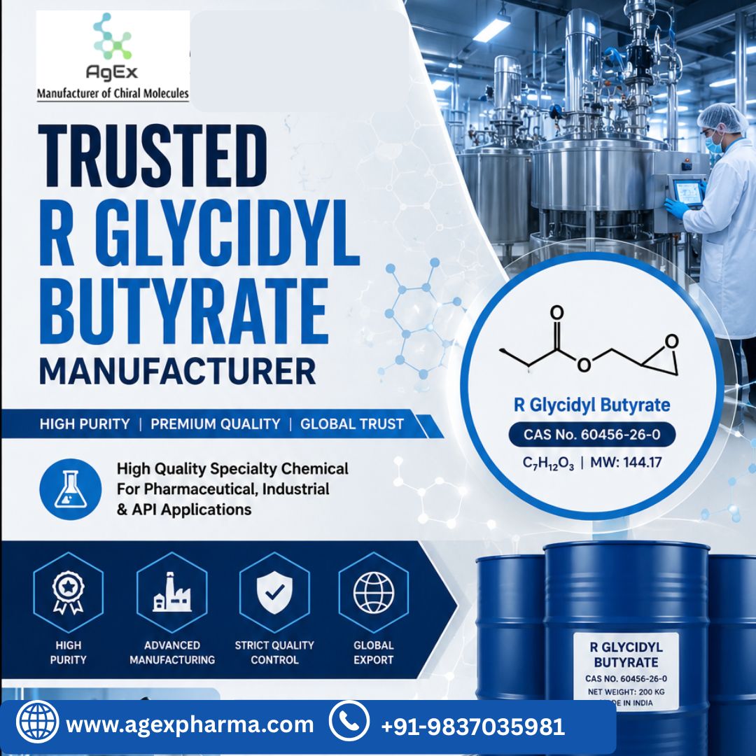 Trusted R Glycidyl Butyrate Manufacturer in India