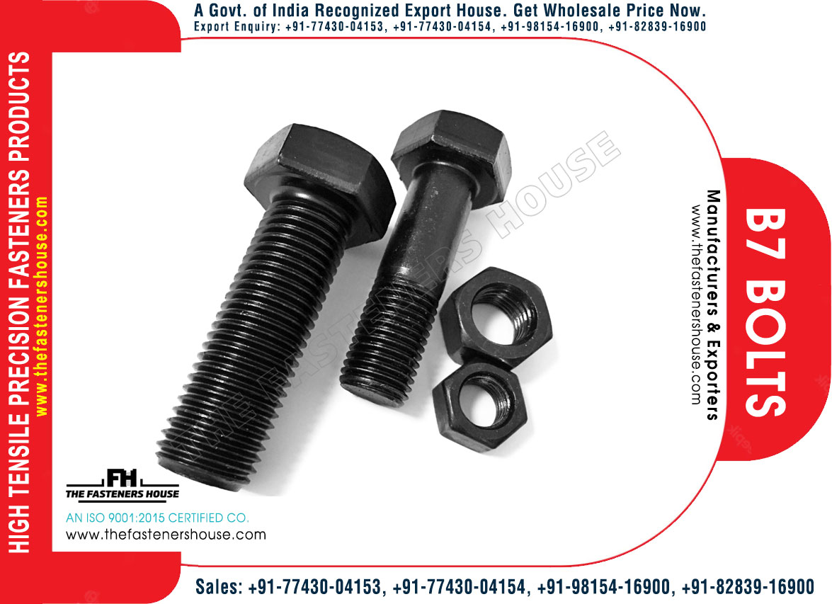 Fasteners Bolts Nuts Threaded Rods manufacturer exporter in India https://www.thefastenershouse.com +917743004153, +917743004154
