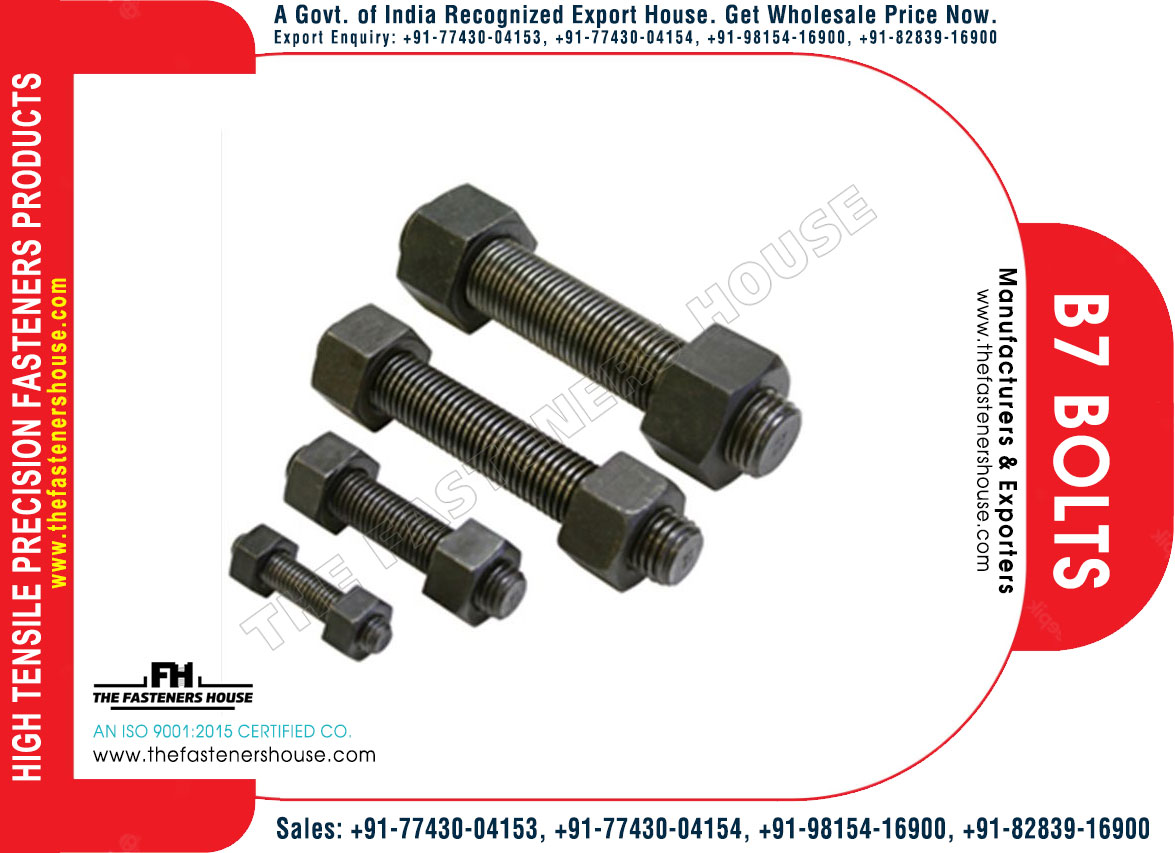 Fasteners Bolts Nuts Threaded Rods manufacturer exporter in India https://www.thefastenershouse.com +917743004153, +917743004154